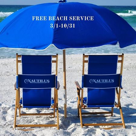 Nautilus 2408 Gulf View 2 Bedroom 4Th Floor Free Beach Service Форт Уолтън Бийч Екстериор снимка